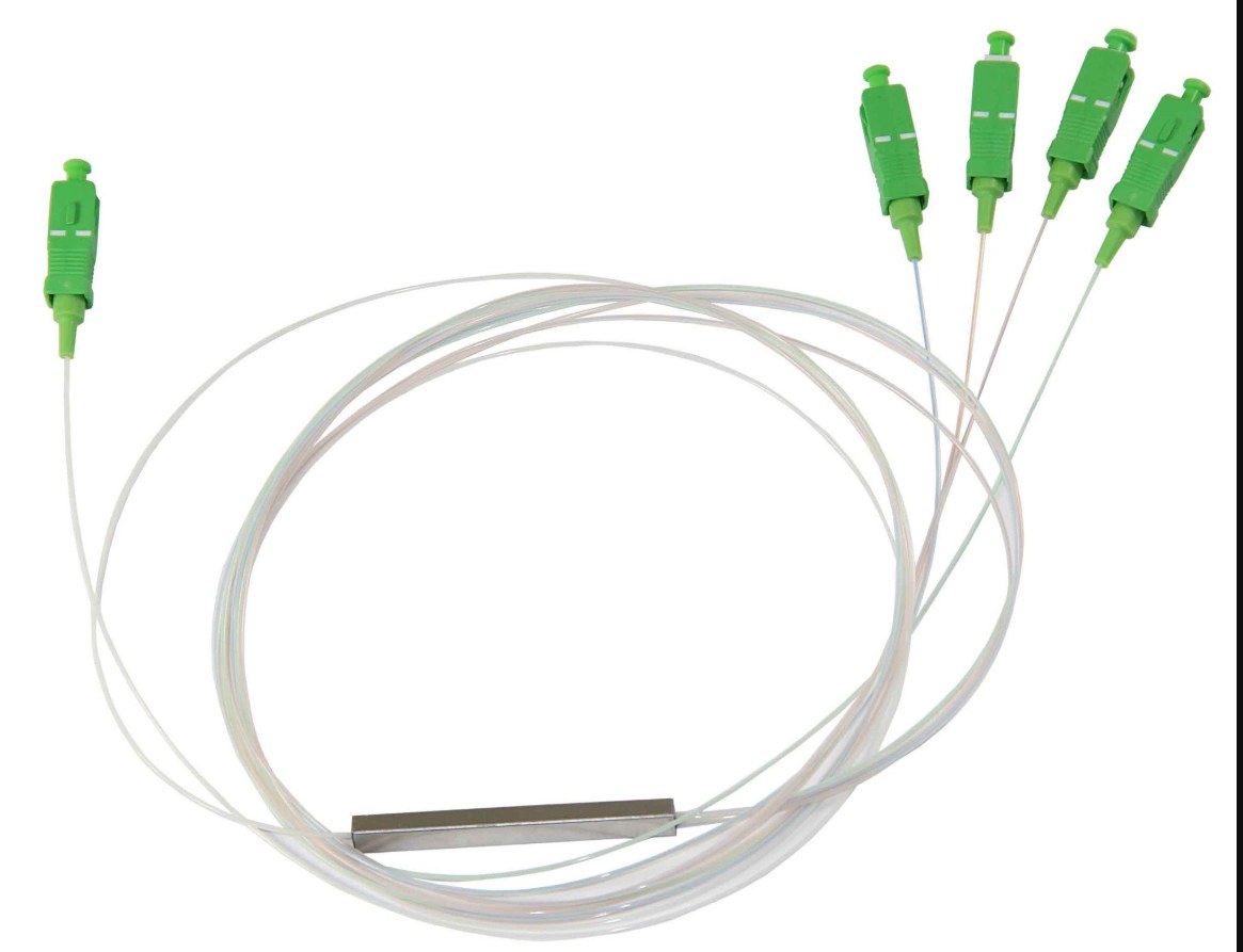 Splitter Optico PLC 1x4 - Con Conector SC-APC