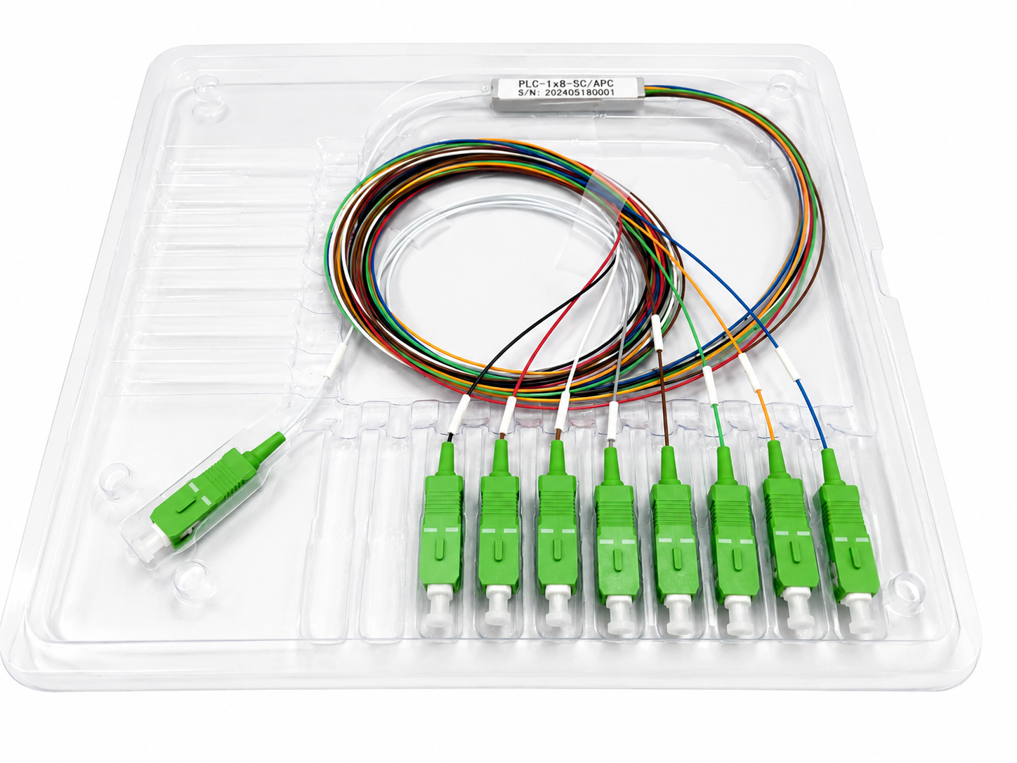 Splitter Optico PLC 1x8 - Con Conector SC-APC